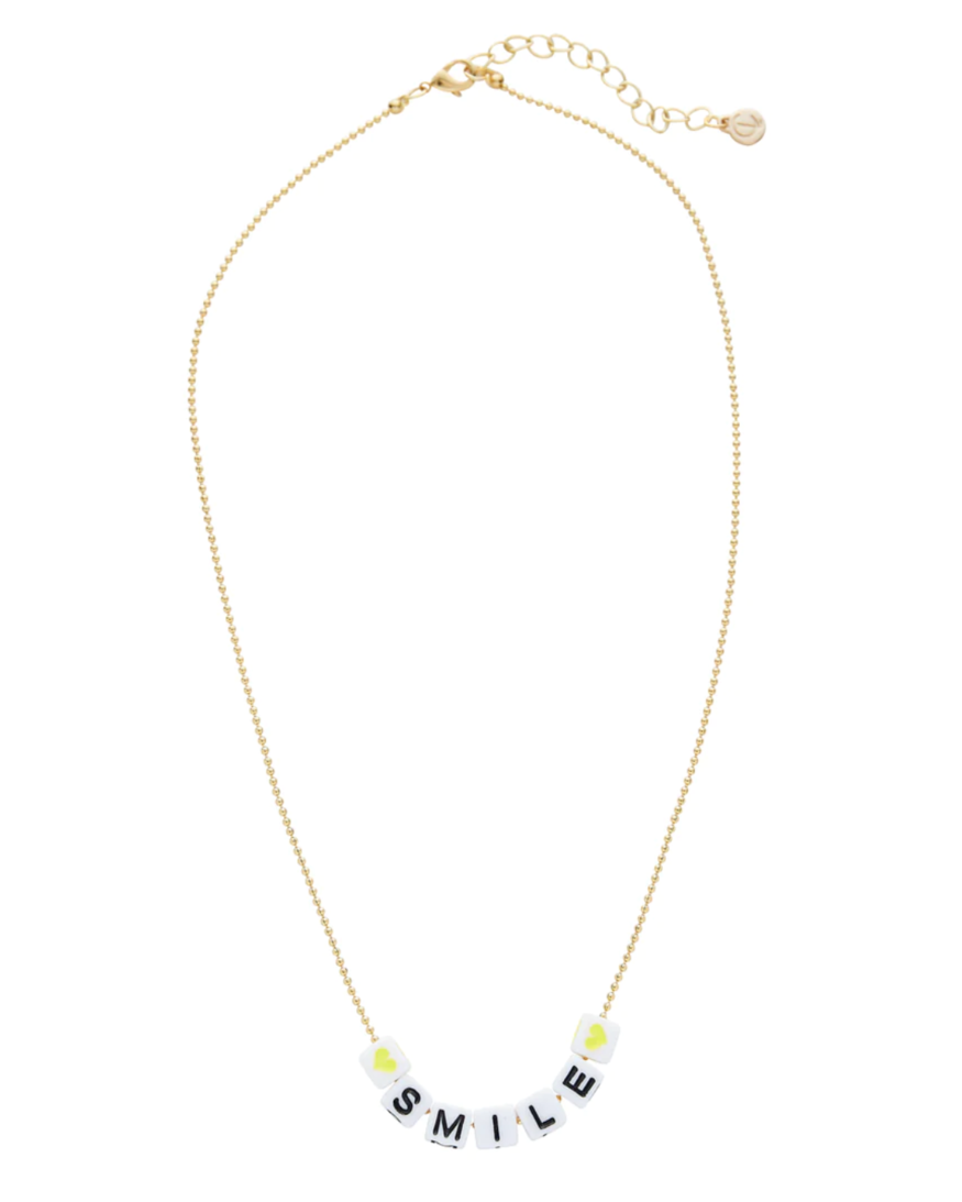 Caryn Lawn Smile Beaded Necklace