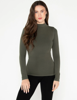 Bamboo Mock Neck Top