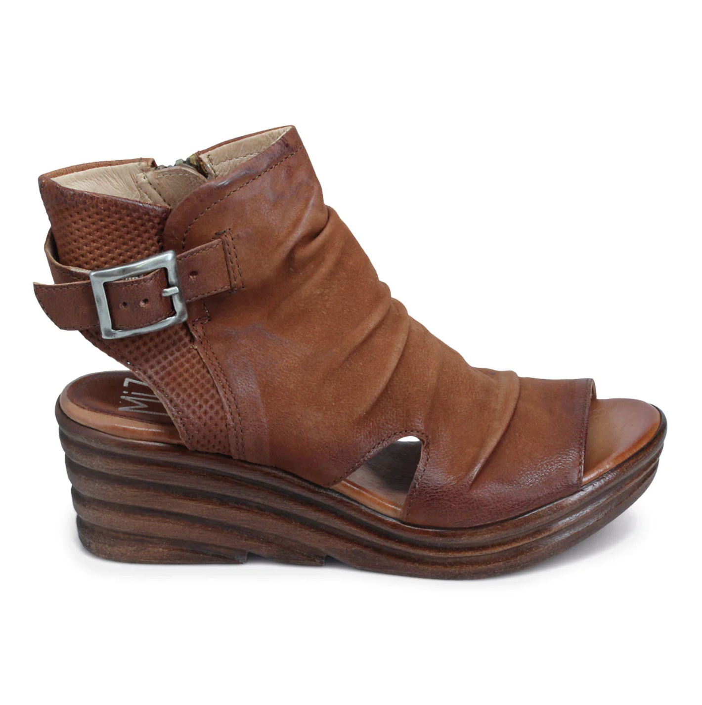 Leather wedges deals