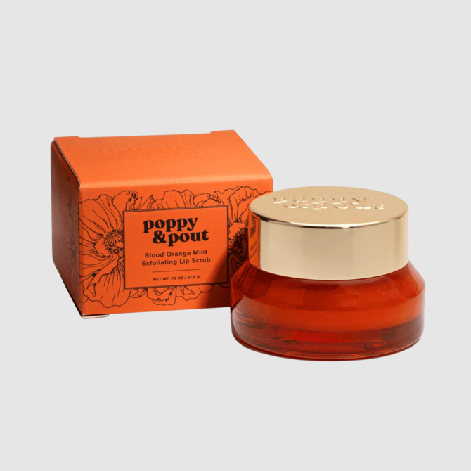 Poppy & Pout Blood Orange Lip Scrub