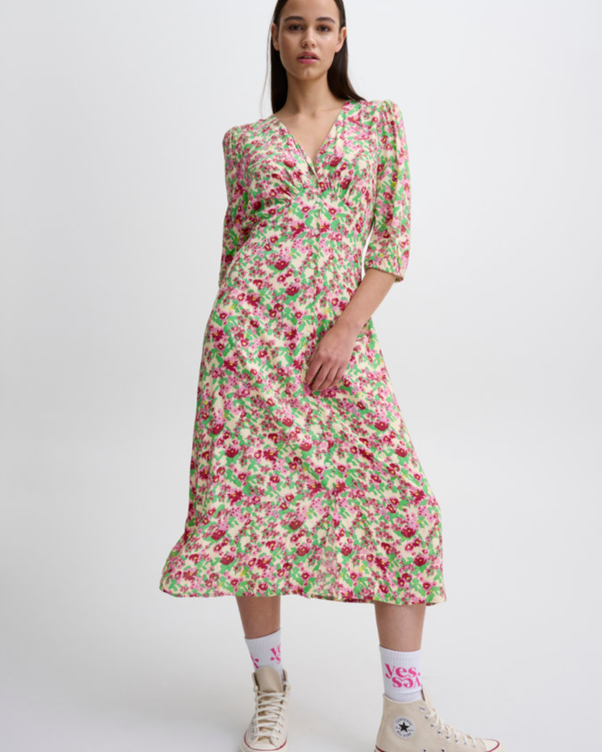 ICHI Enora Midi Dress