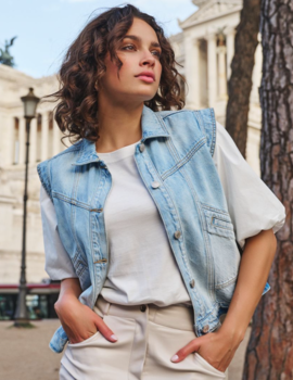 Esqualo Jolene Denim Vest