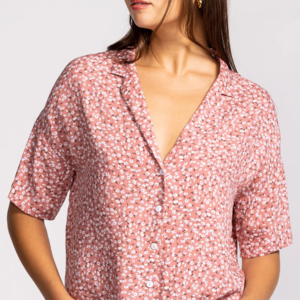 Pink Martini Floral For Me Again Top