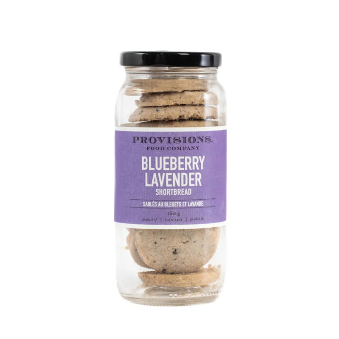 Blueberry Lavender Shortbread