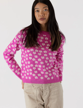 Lyla & Lux Floral Crewneck Sweater