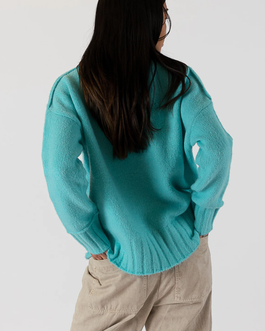 Lyla & Lux Shell Crewneck Sweater
