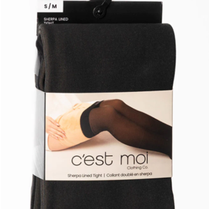 Cest Moi Sherpa Lined Tights
