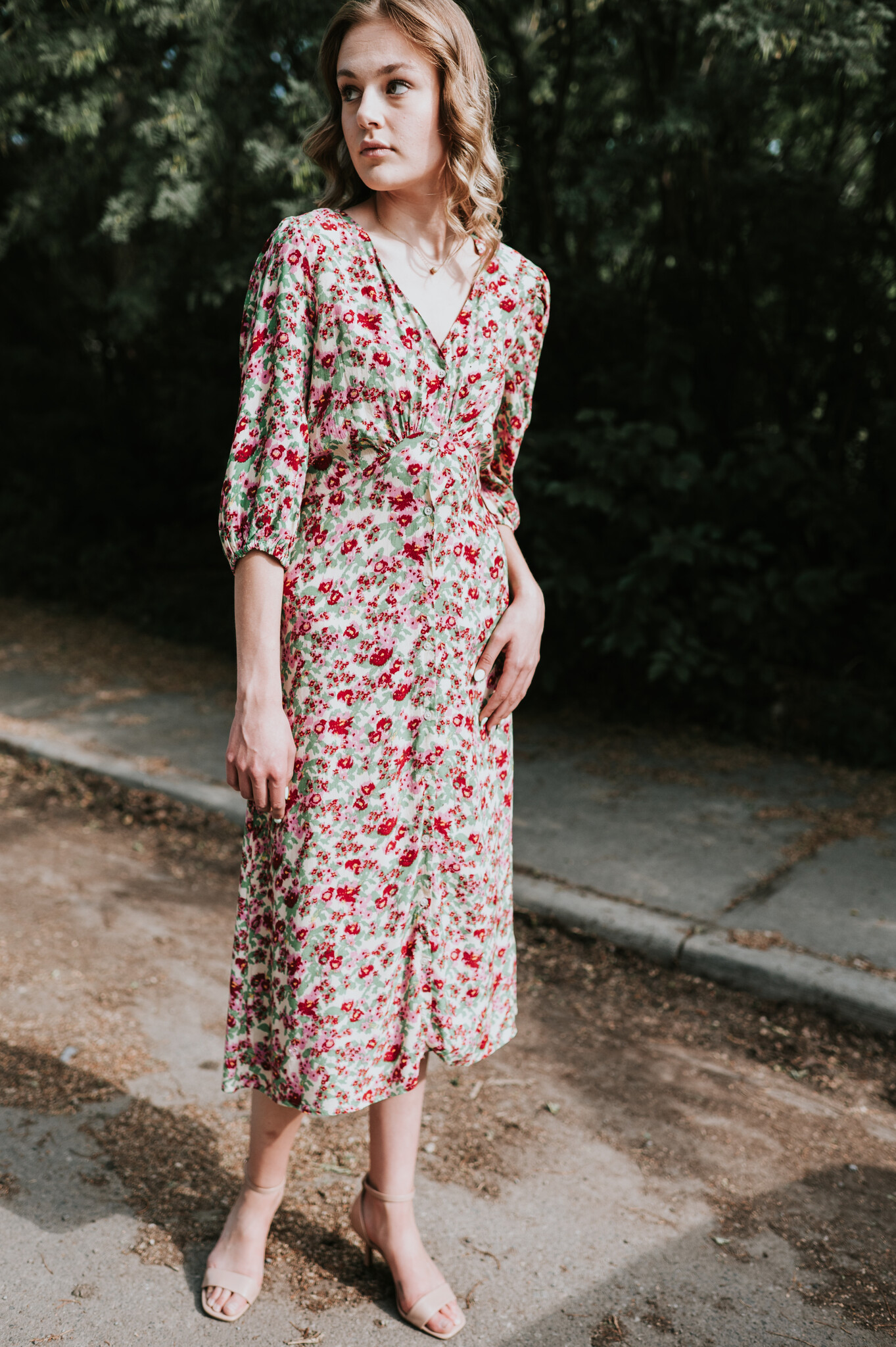 chinese dress ladies Elenora Rose Gown - White