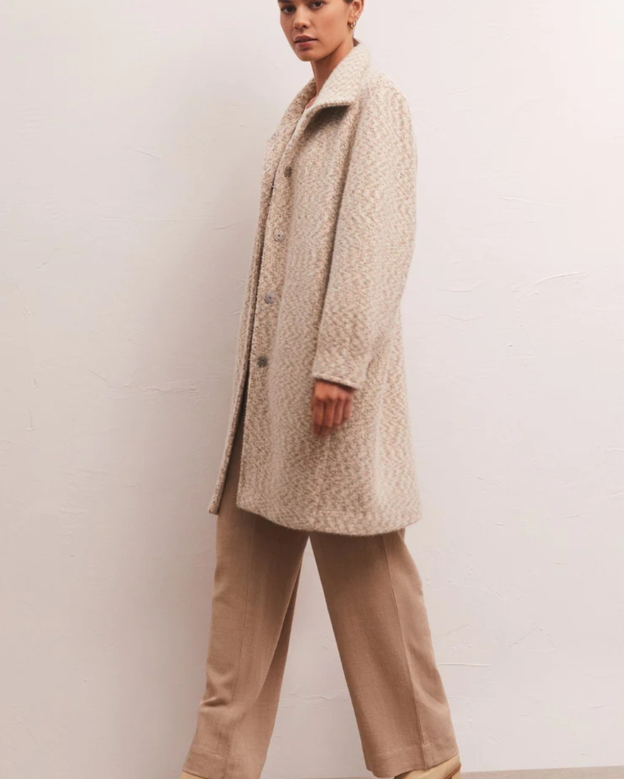 Connor Mohair Knit Coat