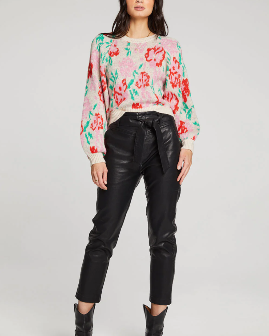 Saltwater Lux Noble Floral Sweater