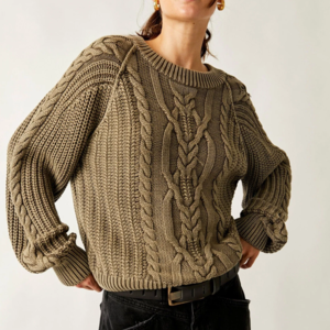 Free People Frankie Cable Sweater