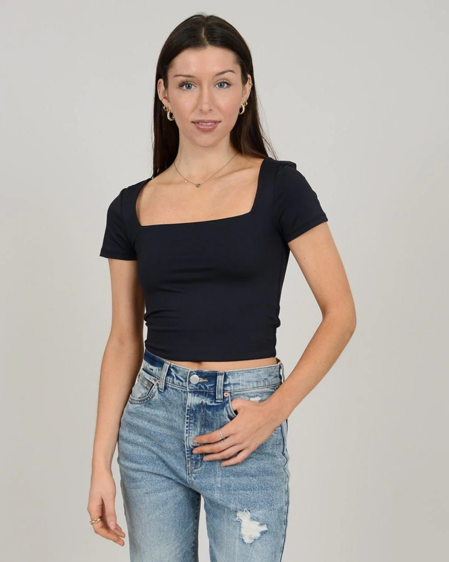 Stacy SS Top - White Bull Clothing Co