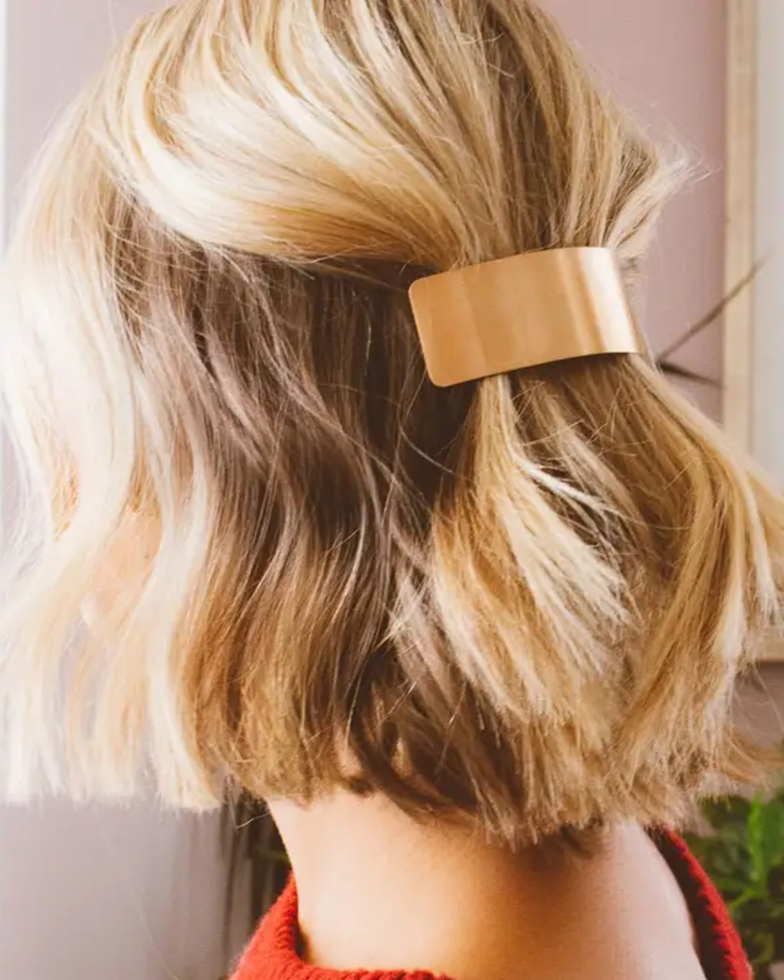 Brushed Bronze Hair Clip