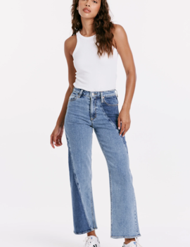 Moonshine High Waisted Flare Jeans • Red + White – Tonya's