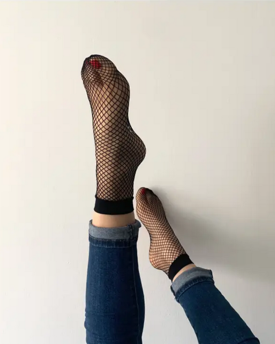 Jessica Fishnet Sock