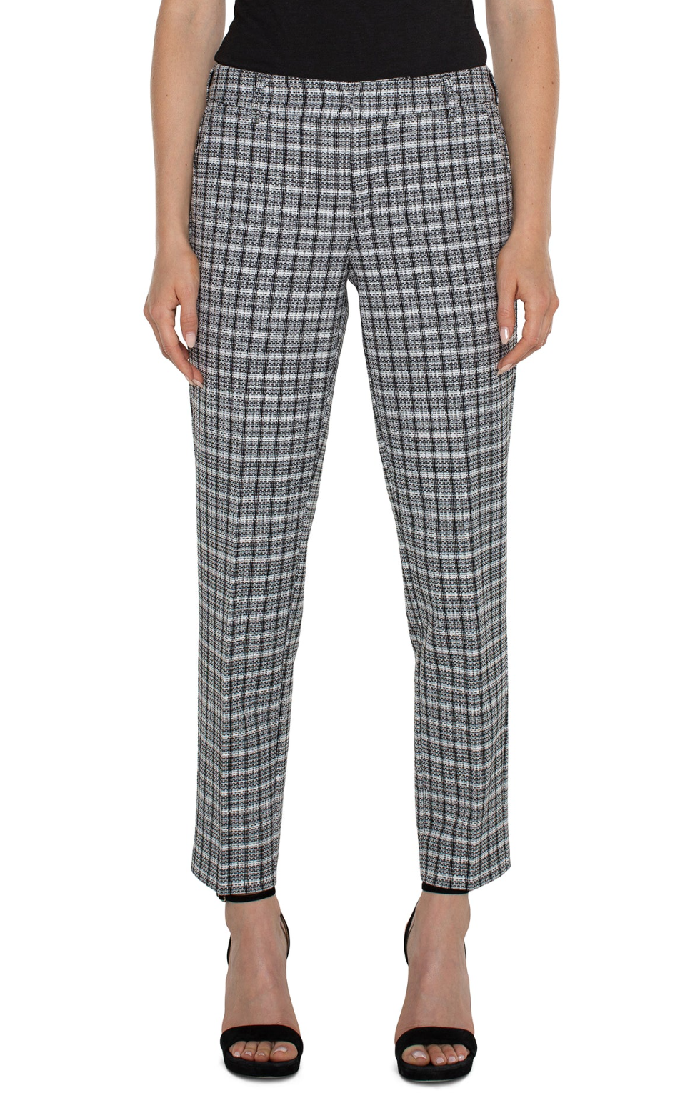 Kelsey Wide Leg Trouser- Dark Plum main image 1