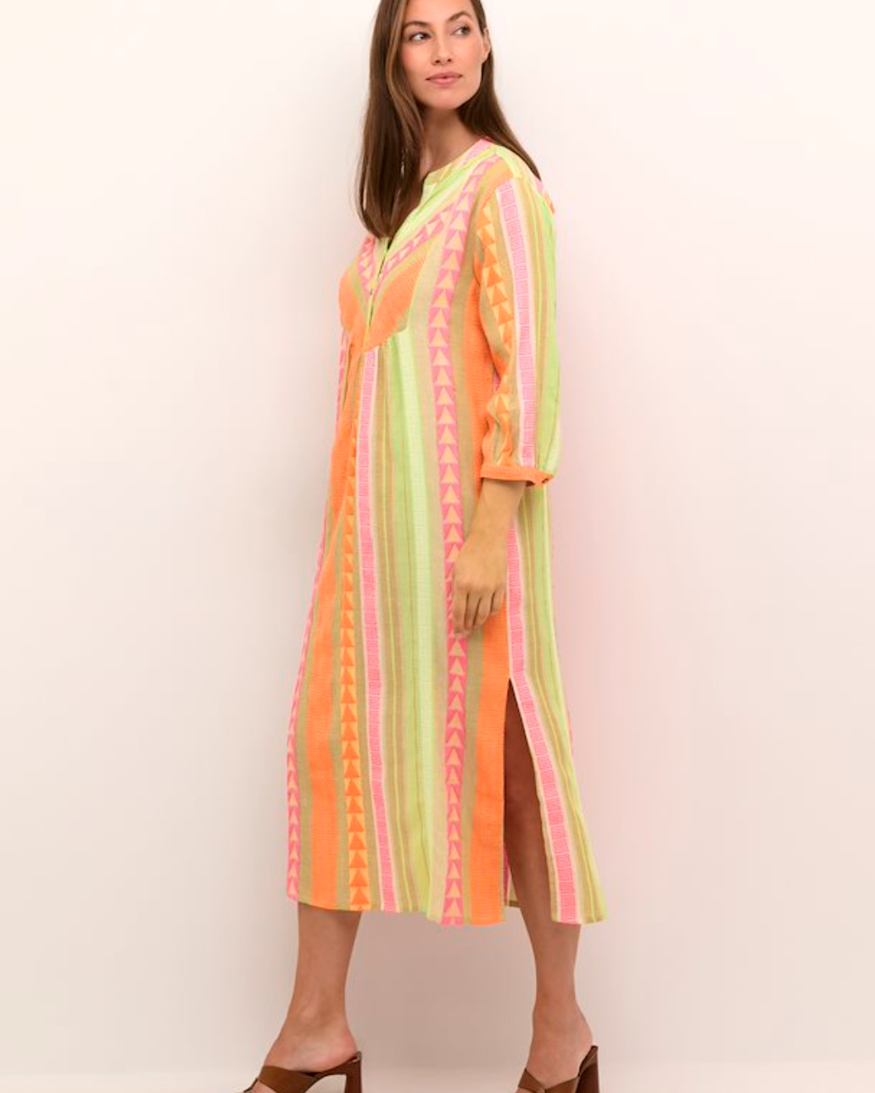 Cream Sola Caftan Dress