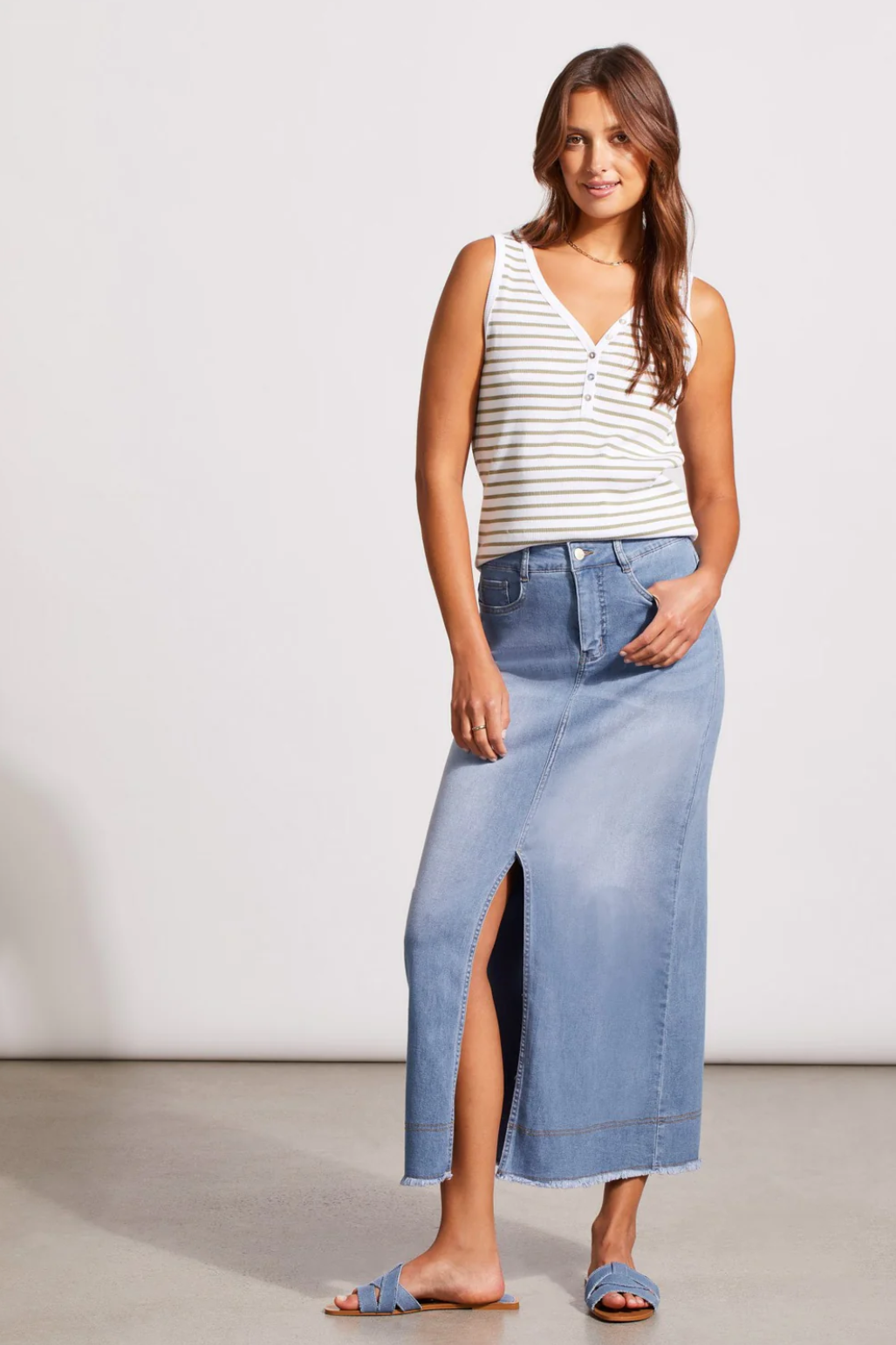 poo　RANCLIC side slit denim 予約販売】side slit denim ribbon pants – RANCLIC