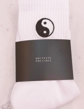 Brunette The Label Ying Yang Sock