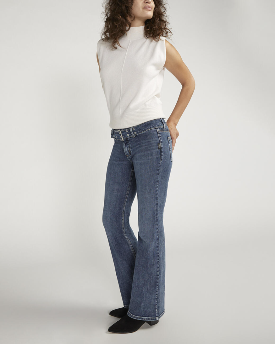 Silver Jeans - For Us Be Low Belted Flare