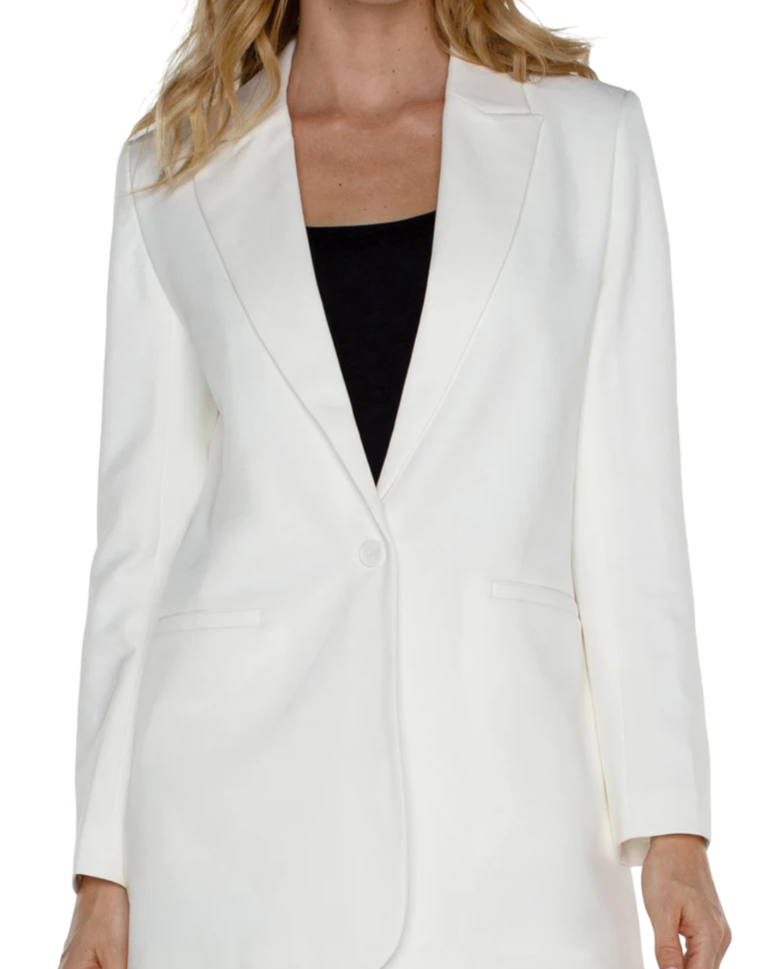 Liverpool Lily Button Front Blazer