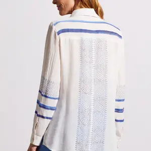 Tribal Cleo Embroidered Blouse