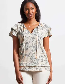 Tribal Charlie Peasant Top