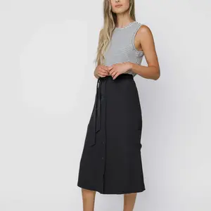 Orb Sally Button Front Midi