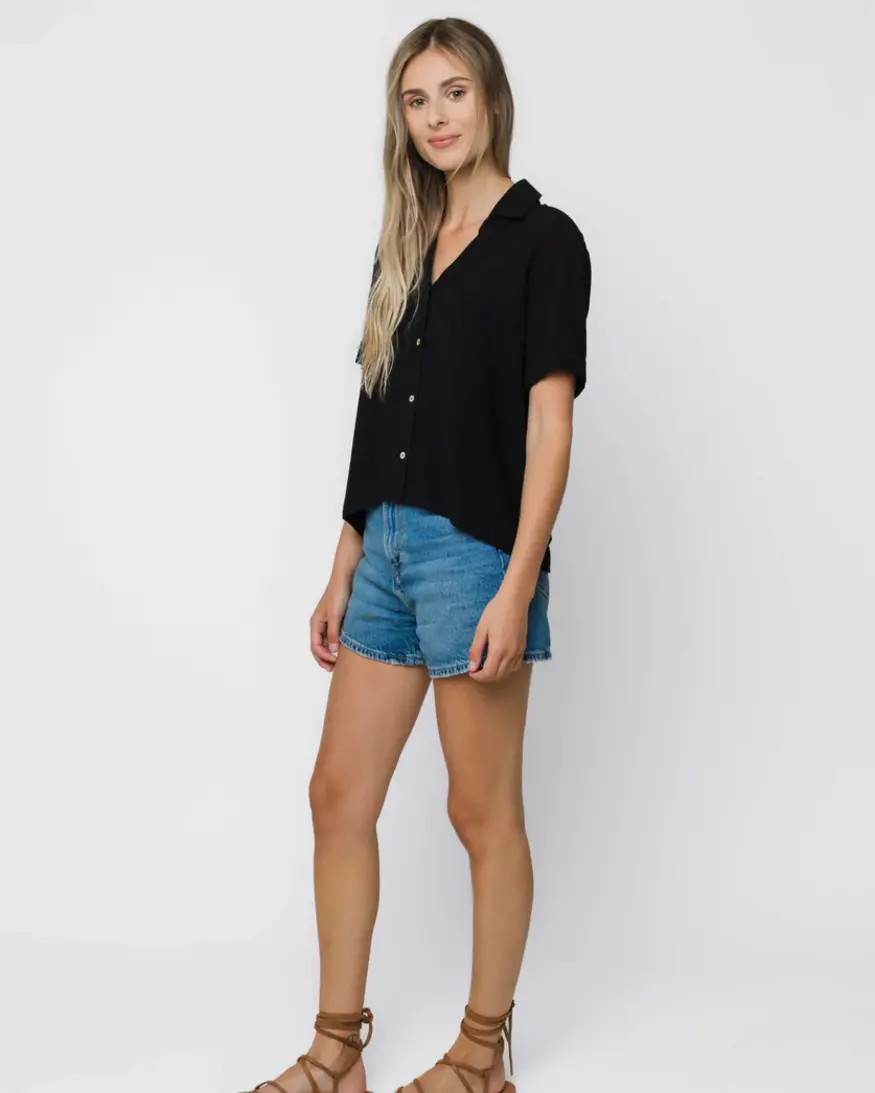 Orb Nina Roll Cuff Button Up