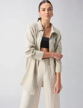 Sanctuary Longline Pocket Shirt