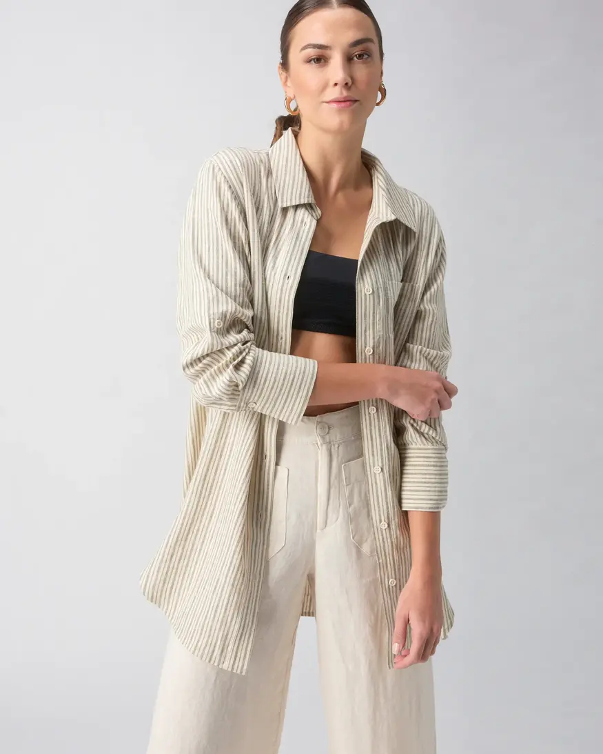 Sanctuary Longline Pocket Shirt