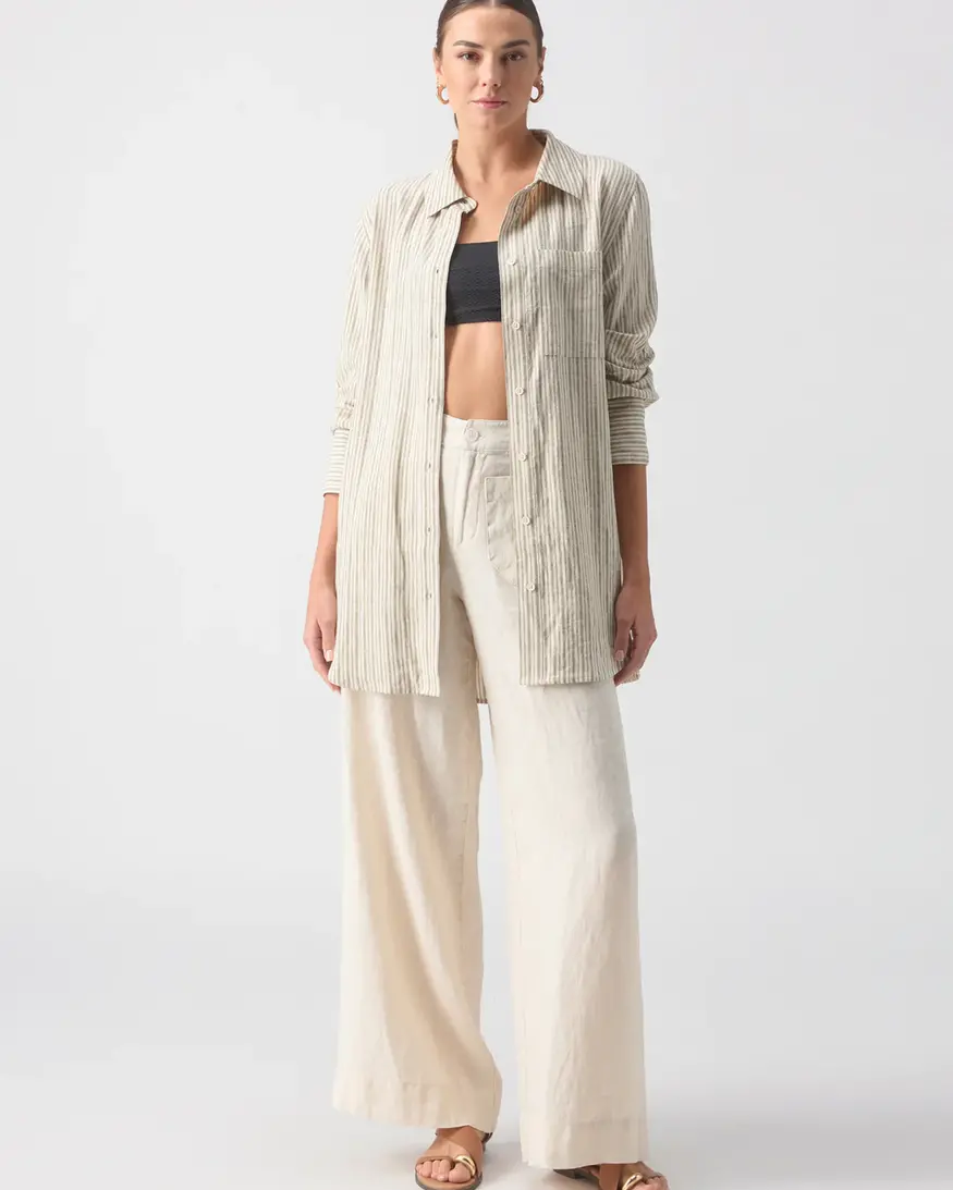 Sanctuary Longline Pocket Shirt