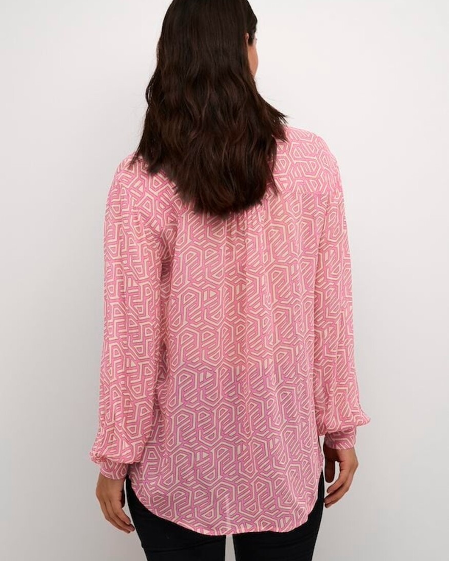 Cream Linea Button Up