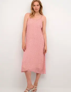 Cream Linea Slip Dress