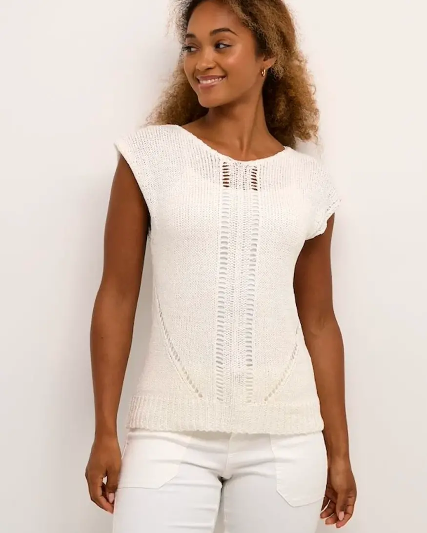 Cream Meman Top