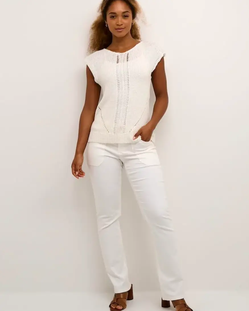 Cream Meman Top