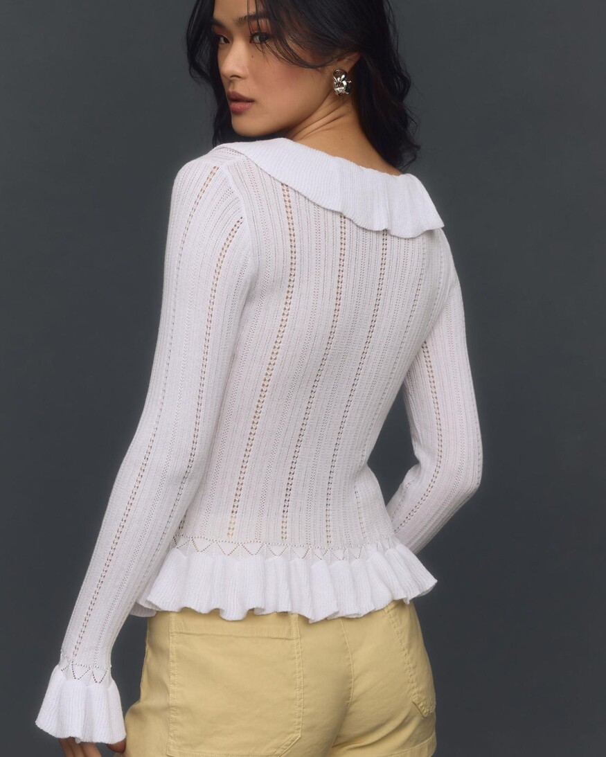 Annie Ruffle Sweater