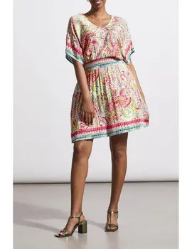 Tribal Mabry SS Mini Dress