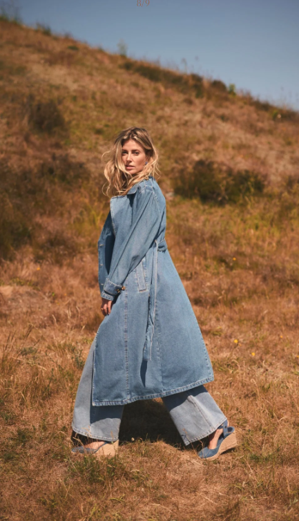 【Ameri Vintage】 4WAY DENIM DRESS COAT Ameri VINTAGE 4WAY DENIM DRESS COAT | eBay