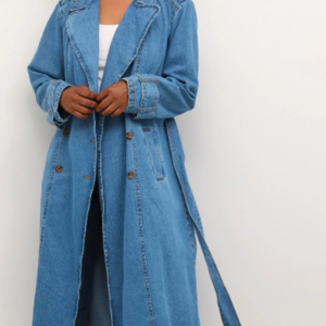 Cream Mika Denim Trenchcoat