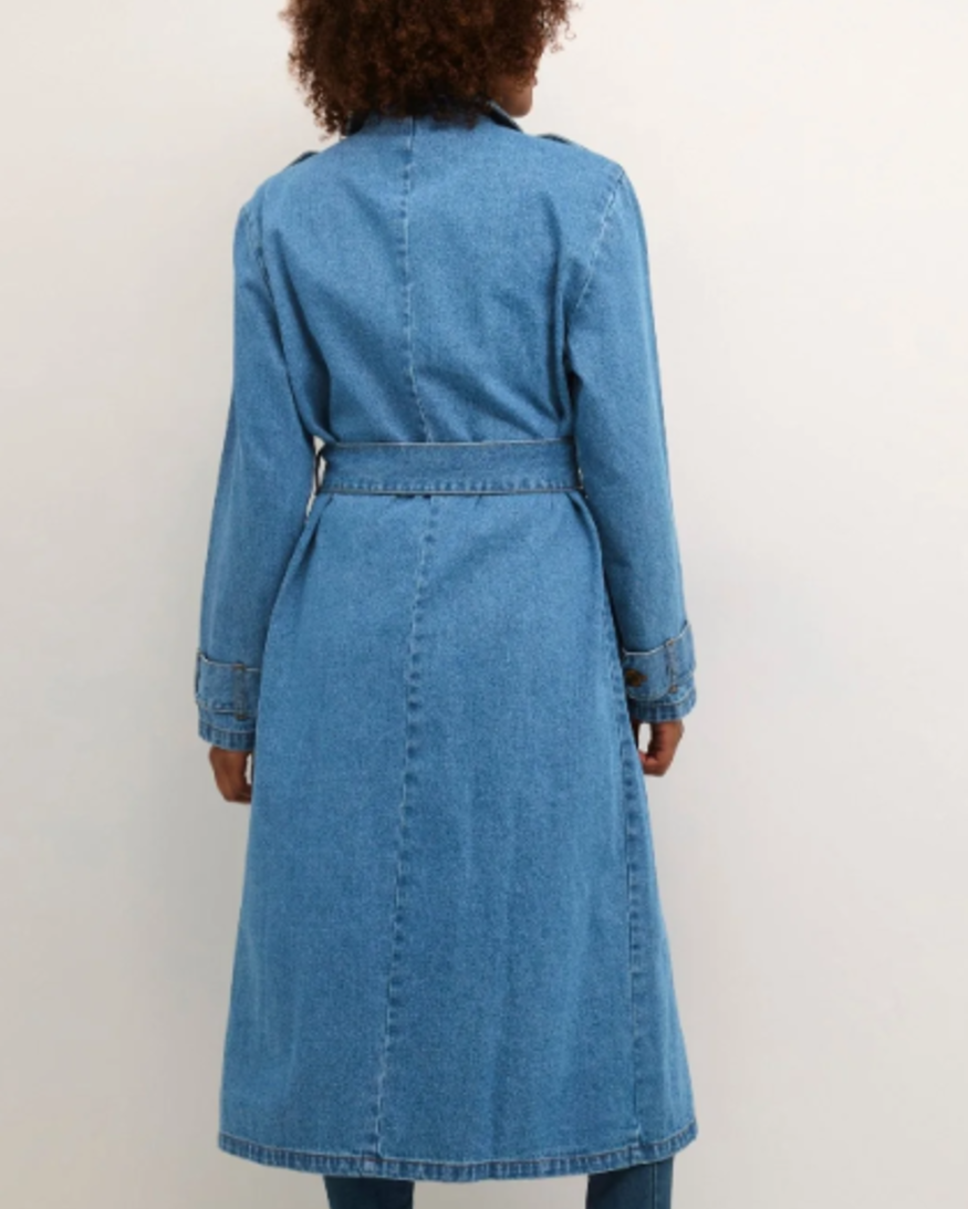 Cream Mika Denim Trenchcoat