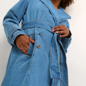 Cream Mika Denim Trenchcoat