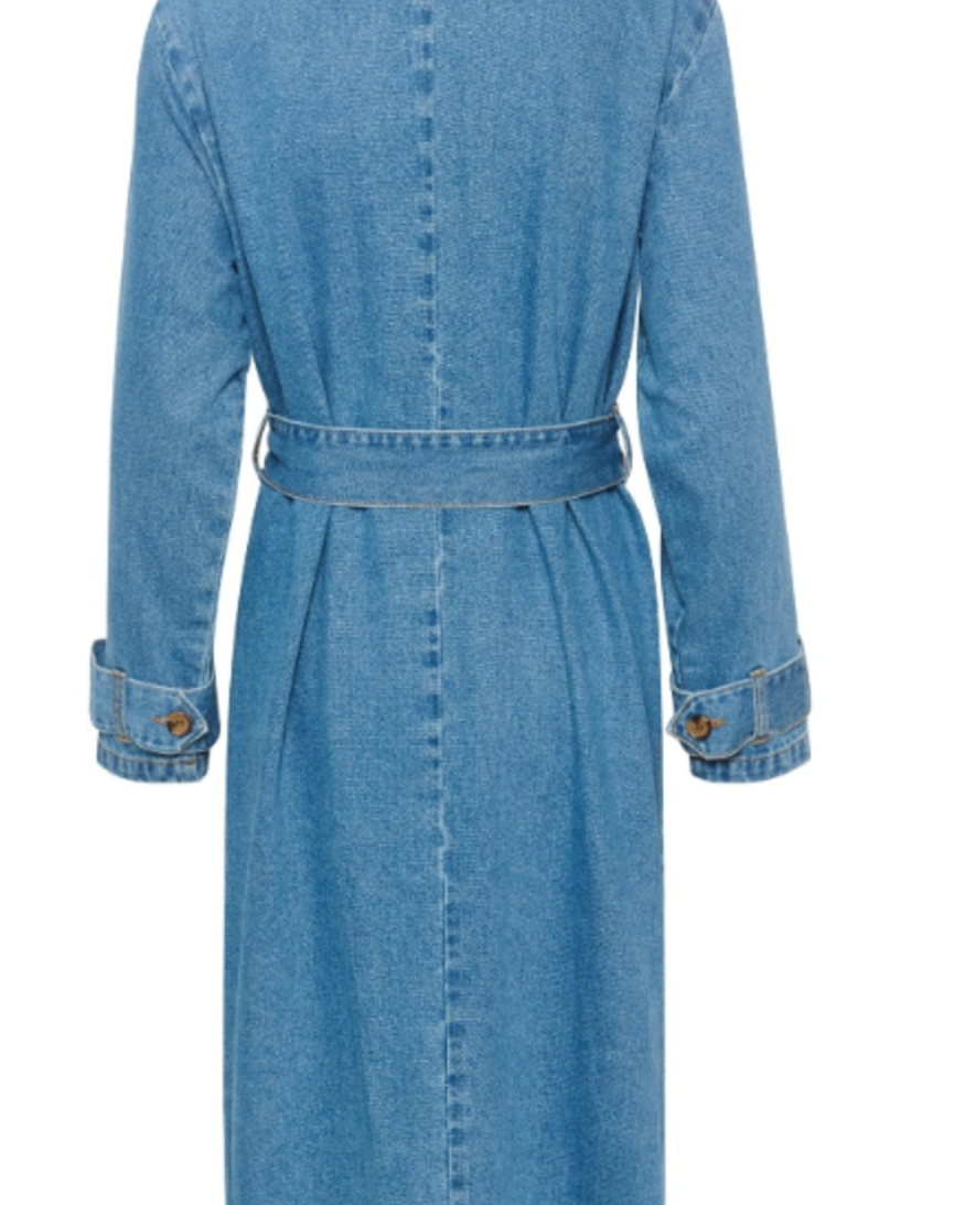Cream Mika Denim Trenchcoat