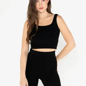 Bamboo Square Neck Crop