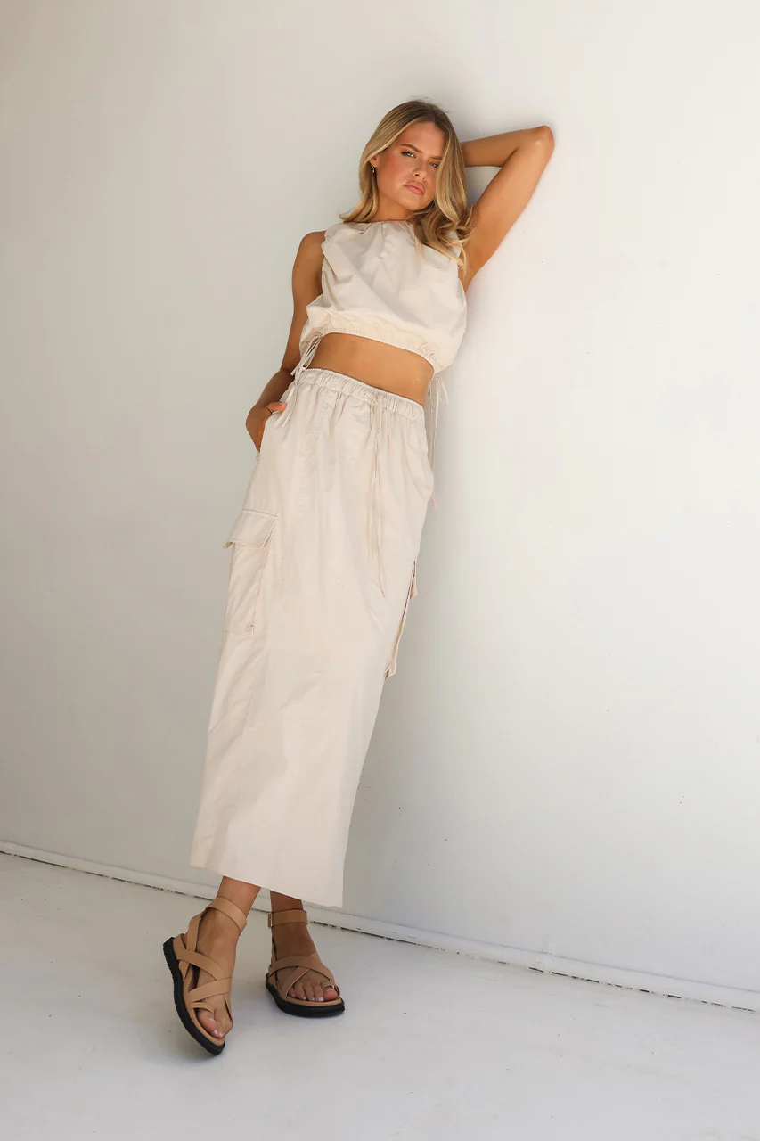 Casey Midi Skirt - White Bull Clothing Co