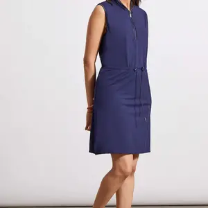 Tribal Sleeveless Mock Neck Dress