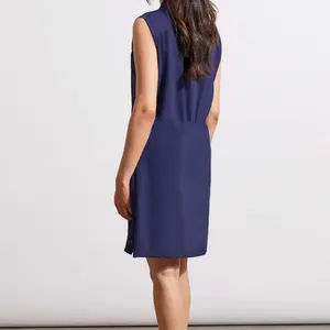 Tribal Sleeveless Mock Neck Dress