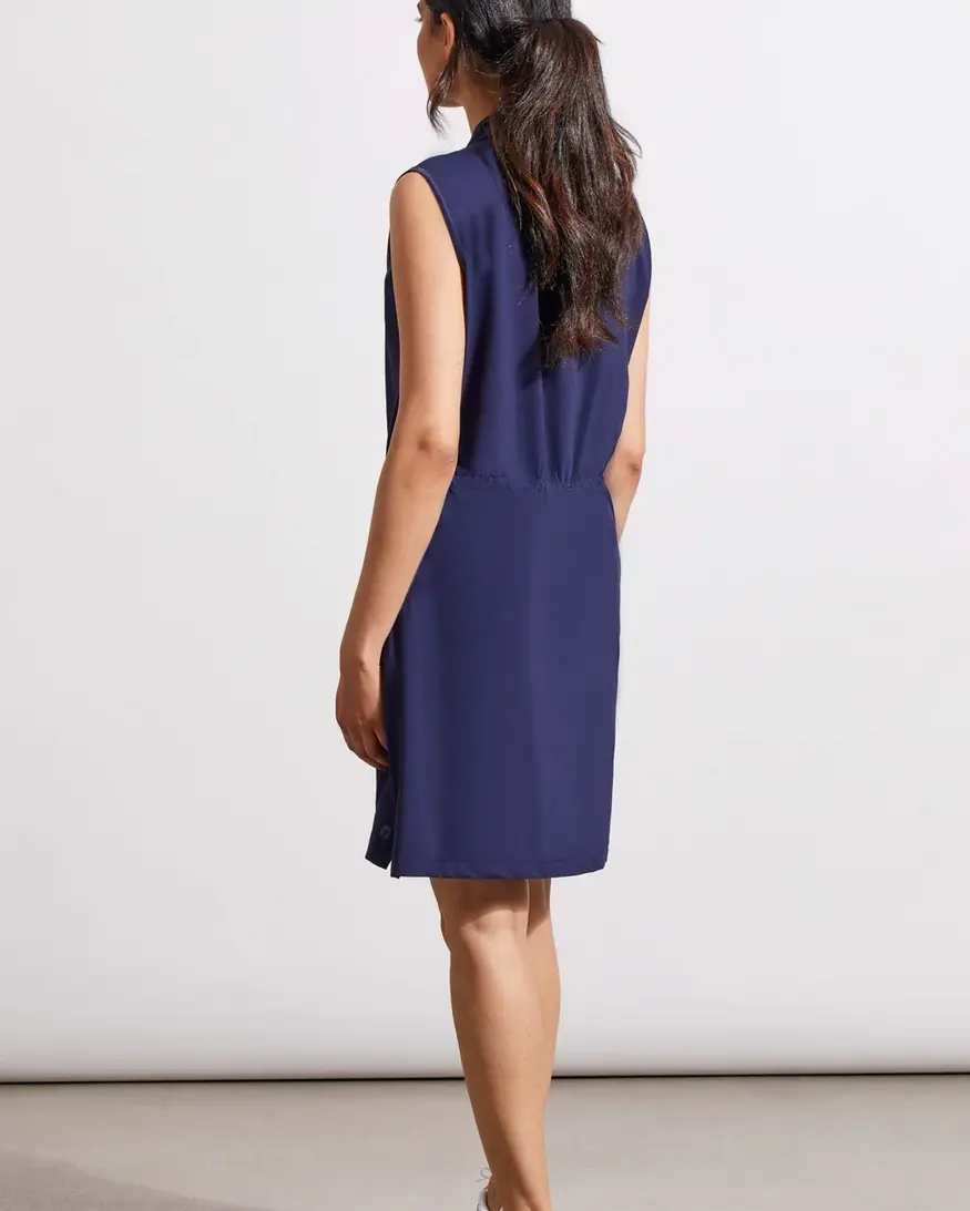 Tribal Sleeveless Mock Neck Dress