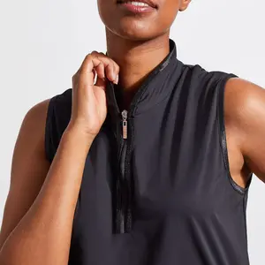 Tribal Sleeveless Mock Neck Dress