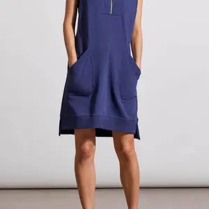 Tribal Cap Sleeve Zipper Dress